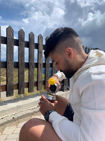 Enzo con il mate
